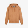 Sweat à capuche en molleton marron