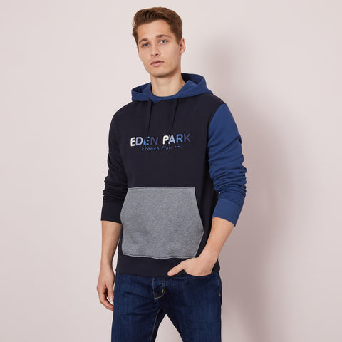 Sweat à capuche color-block - Image 1